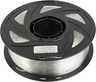 1.75 mm Filamento flessibile TPU per la Stampa 3D Printing - 1KG Spool (TPU Trasparente)