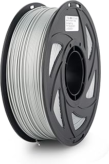 SIENOC 1Kg ABS 1,75mm 3D Printer Filamento Spool 3D Materiale di stampa per stampanti (ABS argento)