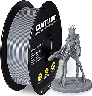 PETG Filament 3D Printer Filament GIANTARM PETG Filament 1.75mm Dimensional Accuracy +/- 0.02mm 1kg Grey