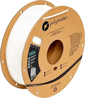 High Flow TPU Filament 2.85mm (3mm) 2.85 White, Flexible Filament Shore 95A 2.85mm, 1kg Cardboard Spool - Polymaker PolyFlex TPU95-HF TPU Soft Filament 3mm Flexible