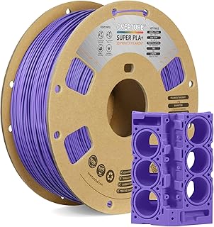 OVERTURE Super PLA+ Filament 1.75mm, Toughness Enhanced PLA Plus, 1kg Spool (2.2lbs), Dimensional Accuracy +/- 0.02mm, for 3D Printer (Purple)