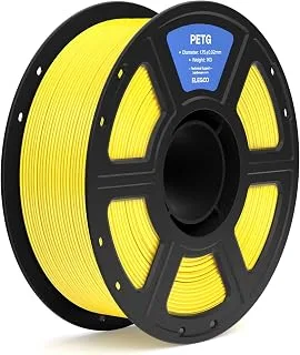 ELEGOO PETG Filament 1.75 mm Yellow 1 kg, 3D Printer Filament Dimensional Accuracy +/- 0.02 mm, 1 kg Spool Compatible with Most FDM 3D Printers