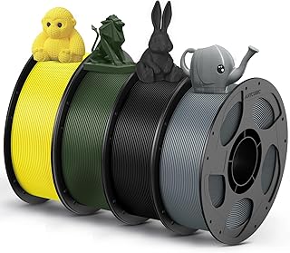 ANYCUBIC PETG Filament 1.75mm, Strong and Durable 3D Printer Filament, Excellent Layer Adhesion, Suitable for Most FDM Printers, 4kg