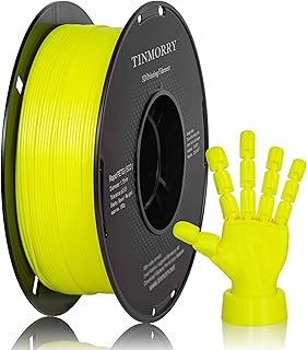 PETG 1.75mm Filament TINMORRY Rapid PETG-Eco 3D Compatible with Bambu Lab/Creality K1C/FLASHFORGE Adventurer 5M /Anycubic Kobra 3/QIDI FDM 3D Printer 1kg 1 Spool Neon Yellow