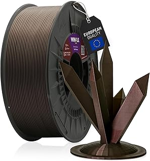 WINKLE PLA HD Interference Filament 1.75mm Dark Bronze, 300g Spool, FDM 3D Printer Filament, Dimensional Accuracy +/- 0.05mm, Biodegradable Material, Easy to Print