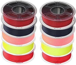 Compatible with Jayo PLA Matte Dual Colors Multicolor Filament 1.75mm 10 Rolls, Bubble Free for FDM 3D Printers