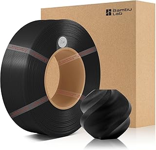 Bamboo10101 - Filamento di ricarica base PLA da 1,75 mm, ad alta resistenza, ad alta velocità e facile stampa, ecologico, con RFID, per Bambu Lab A1, X1, P1 AMS, 1 kg, +/- 0,03 mm (senza
