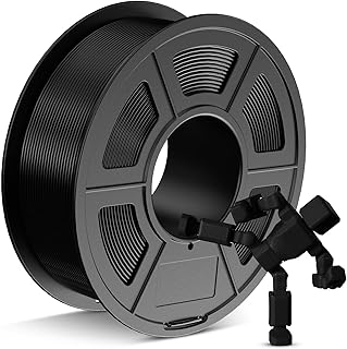 Filamento PETG 1.75 mm, JAYO, per Stampante 3D, Neatly Wound, Precisione Dimensionale +/- 0,02 mm, Bobina da 1,1 kg (2,42 libbre), Nero