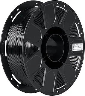 Creality PETG Filament 1.8mm, PETG Filament for 3D Printer Ender, High Precision, High Tenacity, Odourless, Moisture Resistant, 1kg Black