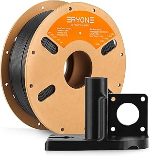 ERYONE PP Filament 1.75mm +/-0.03mm for 3D Printer, 900g/Spool, Black
