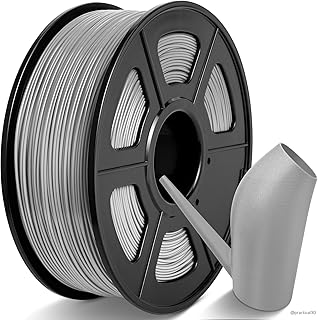 TECBEARS ABS Filament 1.75 mm 1 kg Grey, High Strength and Toughness, High Temperature Resistance, Anti-Bending, Dimensional Accuracy +/-0.02 mm, 3D Printer Filament