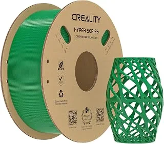 Creality Hyper PETG Wire 1.75mm Green for 3D Printer Designed for High Speed 30-600mm/s, 1kg(2.2lbs)/Spool, Dimensional Accuracy ±0.02mm