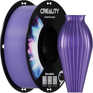 Creality PETG Filament 1.75mm, Excellent Flexibility and Durability, Dimensional Accuracy +/- 0.02mm, 1kg (2.2lbs) for 3D Printers, PETG Purple