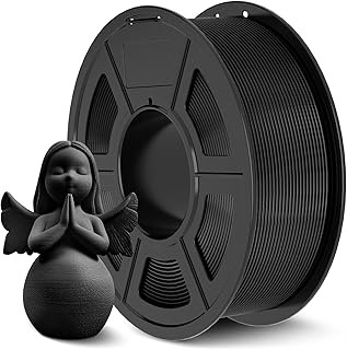 JAYO Filamento ABS 1,75mm (Nero), 1,1kg/Bobina, Precisione Dimensionale +/-0,02mm, Filamento Stampante 3D