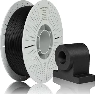 TINMORRY PA6-GF Filament 1.8 mm, Nylon 3D Printer Filament 1 kg, Black | Nylon 6 reinforced fiberglass car components high impact and heat resistance