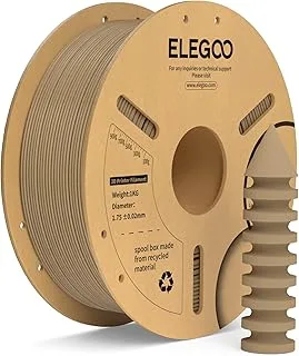 ELEGOO PLA+ Filament 1.75 mm, Wood Colour 1 kg, PLA Plus Filament for 3D Printer, Dimensional Accuracy +/- 0.03 mm, Filament for Most 3D Printers