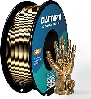 GIANTARM PETG 3D Printer Filament 1.75mm Metal Gold 1kg Spool, PETG Dimensional Accuracy +/- 0.02mm