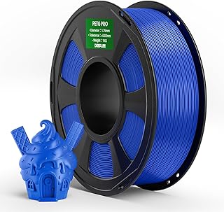 DEEPLEE PETG Pro Filamento 1.75 mm - Bobina da 1 KG Blu, Alta Resistenza e Tenacità, Prestazioni di Stampa Ottimizzate, Resistenza Climatica, per Stampanti 3D FDM