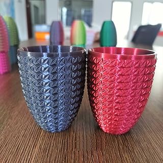 CC3D Silk Double Color Silk Filament Black/Red PLA Filament 1.75mm 1KG 3D Printer Filament Two-Color Coextrusion Filament PLA Shiny Metallic Filament Printing Material