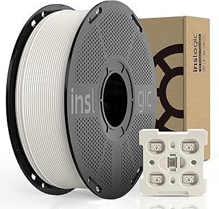 Inslogic Pre-Asciugato ABS FR V0 Filamento 1.75mm, Ritardante di Fiamma Filamento per Stampante 3D, Classe V0, Bassa Deformazione, Perfetto per Applicazioni di Resistenza Termica