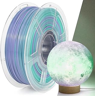 IEMAI PETG Filamento 1.75mm 1Kg, Traslucido PETG Violetta Verde Filamenti per Stampa 3D, Alta Velocità Stampa, Precisione Dimensionale +/- 0.02 mm