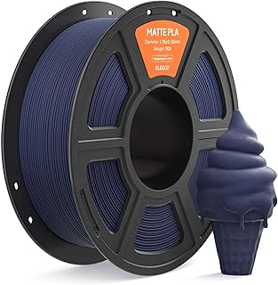 ELEGOO PLA Matte Filament Navy Blue 1 kg, 1.75 mm Matte PLA Filament for 3D Printer, 1 kg Spool, Suitable for Most FDM 3D Printers