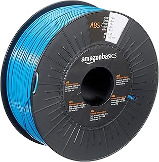 Amazon Basics Filamento per stampanti 3D, in ABS, 1.75 mm, blu, 1 kg per bobina