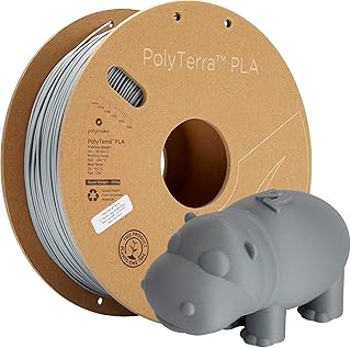Polymaker PolyTerra PLA Fossil Grey - 1.75mm - 1kg