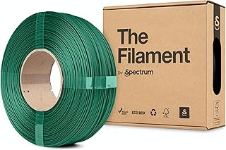 The Filament - ReFill Filament PLA CF 1.75mm, GREEN, 1kg Sponges, Printing Materials for 3D Printers, 3D Printer Printing Materials