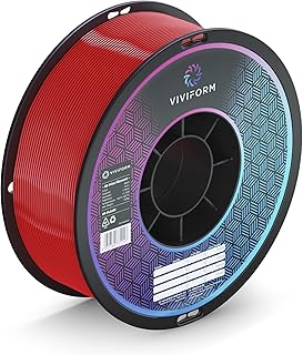 PLA+ Filament for 3D Printers | 1kg Roll | ∅1.75 mm +/- 0.02 mm | Red