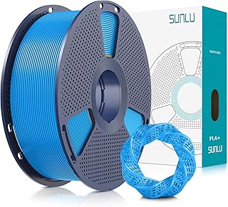 SUNLU SUNLU - Filamento per stampante 3D PRO da 1,75 mm, filamento in PLA Pro da 1,75 mm, per la maggior parte delle stampanti 3D FDM, precisione dimensionale +/- 0,02 mm, bobina da 1 kg, colore ciano