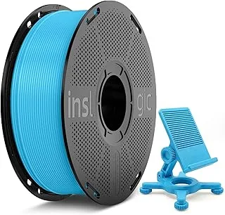 Inslogic PETG Pro 1.75mm Matte High Speed 3D Printer Filament ±0.02mm, Stronger Hardness, 1kg Spool, Suitable for Most FDM 3D Printers (Light Blue)