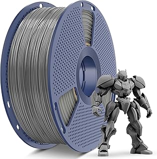 SUNLU ABS Filamento 1,75mm, ad alta Resistenza, Resistente alle alte Temperature, per Stampante 3D, Bobina da 1 kg, abs Grigio