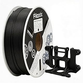 Fibreheart PAHT-CF 3D Printer Filament, PPA Nylon Reinforced with Carbon Fiber for Exceptional Strength and Thermal Stability, Compatible with Bambu LAB and Other FDM 3D Printer,1 kg, Black