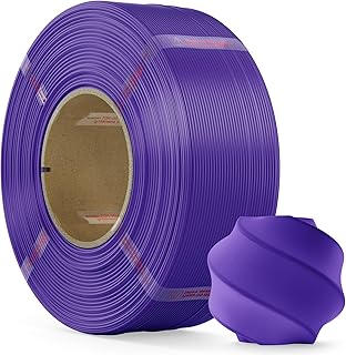 Filamento PLA 1,75 mm, Refill Filamento Stampante 3D, Precisione Dimensionale 1.75 +/- 0.02mm Compatibile con la Bobina Riutilizzabile di Bambu Lab, 1kg Viola