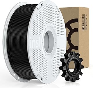 Inslogic Pre-Asciugato PC-ABS Filamento 1.75mm 1kg, Duro e Resistente al Calore Filamento PC Stampante 3D, Miscela di Filamento Policarbonato con ABS, Nero