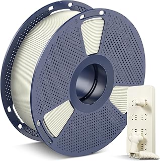 SUNLU FR-ABS 1,75mm 1KG - Filamento ABS ignifugo UL94 V0, antiurto e antideformazione per elettronica, auto, attrezzi, bobina riutilizzabile, bobina 1KG (2,2lbs), colore naturale