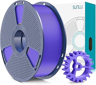 SUNLU PLA+2.0 Filamento, Filamento PLA Plus di Aggiornamento per stampante 3D, Filamento 3D ad alta Resistenza, Bobina da 1kg, Viola Lavanda