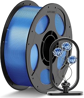 ANYCUBIC PETG Filament 1.75mm, 3D Printer Filament Robust and Durable, Translucent and Vibrant, Suitable for Most FDM Printers, 1kg Translucent Blue