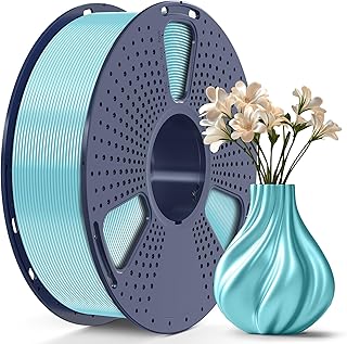 SUNLU TPU-Silk 3D Printer Filament 98A, TPU Filament 1.75mm, Glossy Silk Surface, Flexible TPU Filament for 3D Printing, Dimensional Accuracy +/- 0.02mm, 1kg Spool