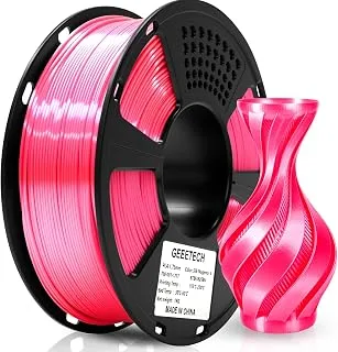 GEEETECH PLA Filament 1.8 mm Silk Pink, PLA 3D Printer Filament 1 kg Spool, PLA Silk Pink