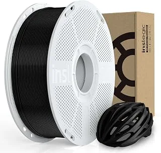 Inslogic ASA Filament 1.75mm UV and Weather Resistant High Strength and Low Deformation Accuracy ±0.2mm Ideal for Outdoor Functional Parts 1kg Black