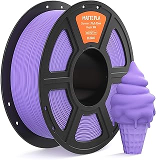 ELEGOO PLA Matte Purple Lavender Filament 1 kg, 1.75 mm Matte PLA Filament for 3D Printer, 1 kg Spool, Suitable for Most FDM 3D Printers