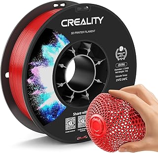Creality Filamento in TPU rosso da 1,75 mm, flessibile per stampante 3D in TPU 95A, bobina da 1 kg, eccellente resilienza, resistente all'usura, facile da stampa, adatto alla maggior parte delle