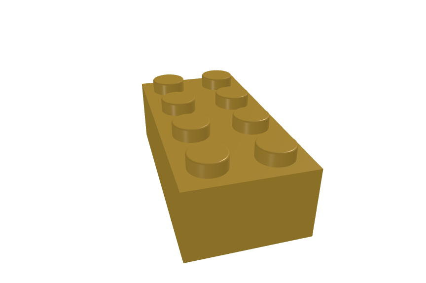 Anteprima 3D: Mattoncini su misura