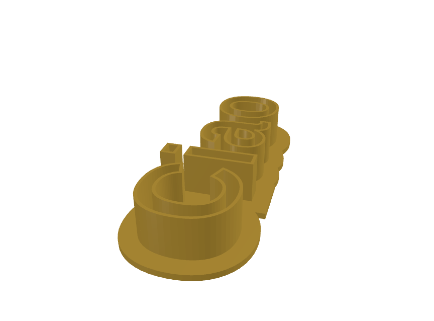 Anteprima 3D: Tagliabiscotti